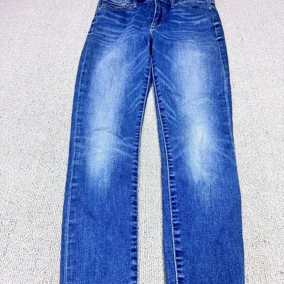 Lucky Brand Jeans Ava Crop Blue Pockets Women’s Size 4 - Picture 7 of 12